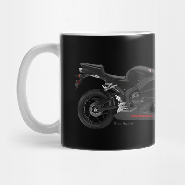 Honda CBR600RR 19 black, s by MessyHighway